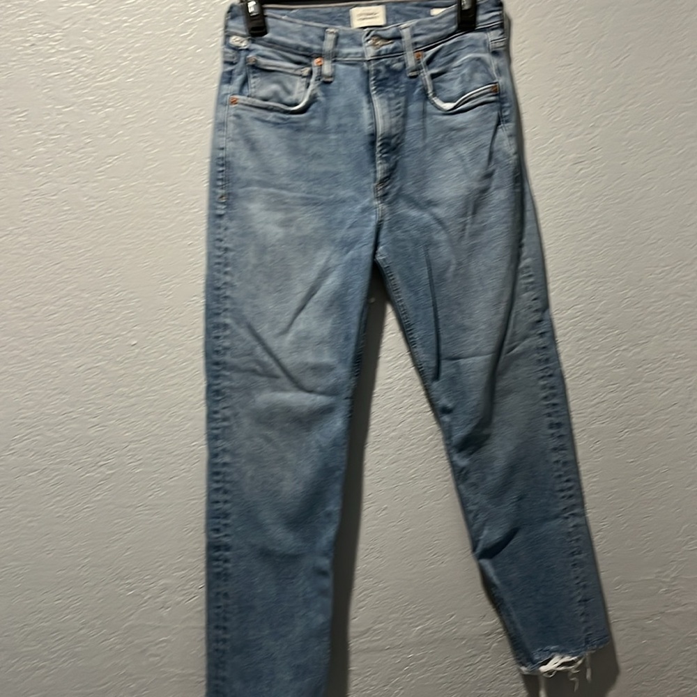 Citizens of Humanity Daphne Crop High Rise Stovepipe Jeans - Picture 5 of 11